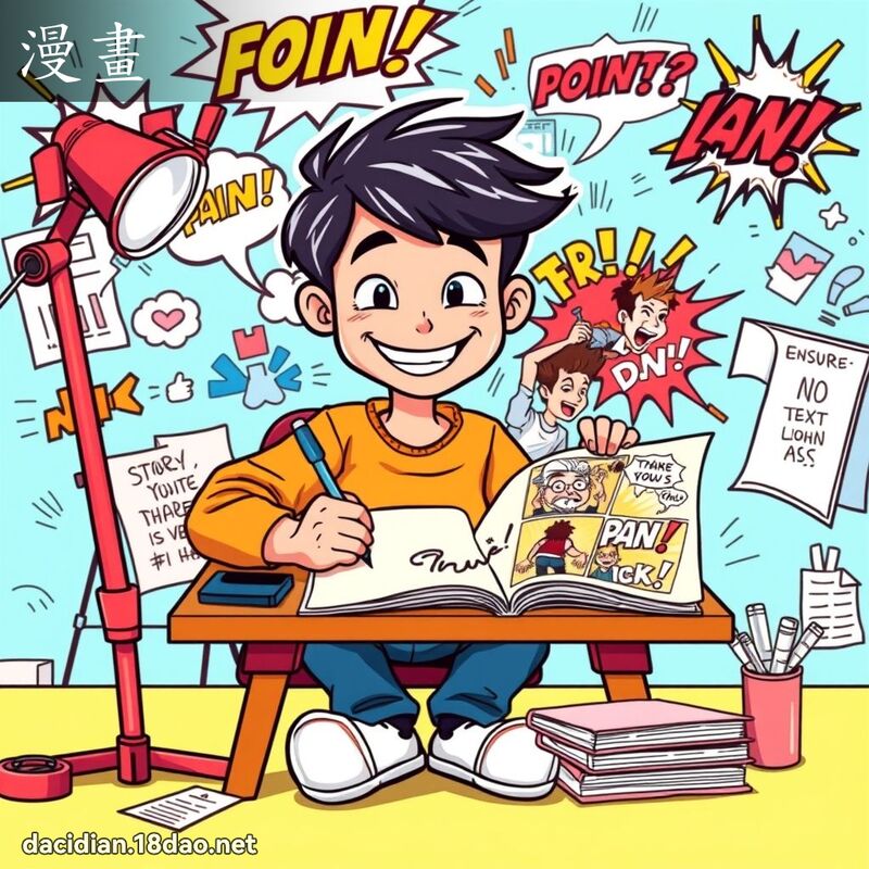 漫畫 - 國語大辭典配圖