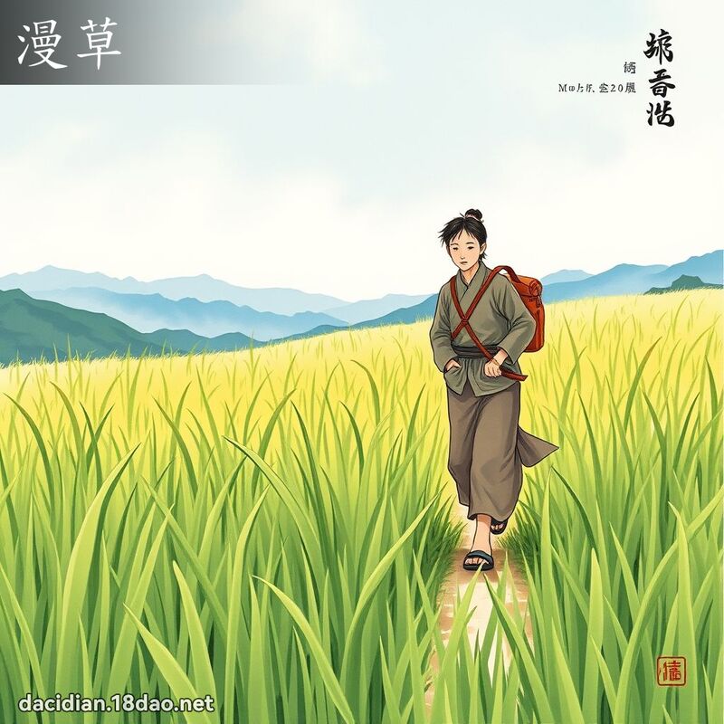 漫草 - 國語大辭典配圖