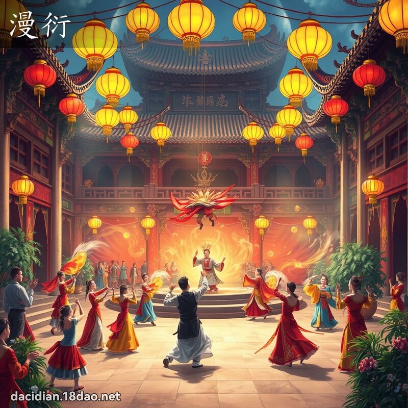 漫衍 - 國語大辭典配圖