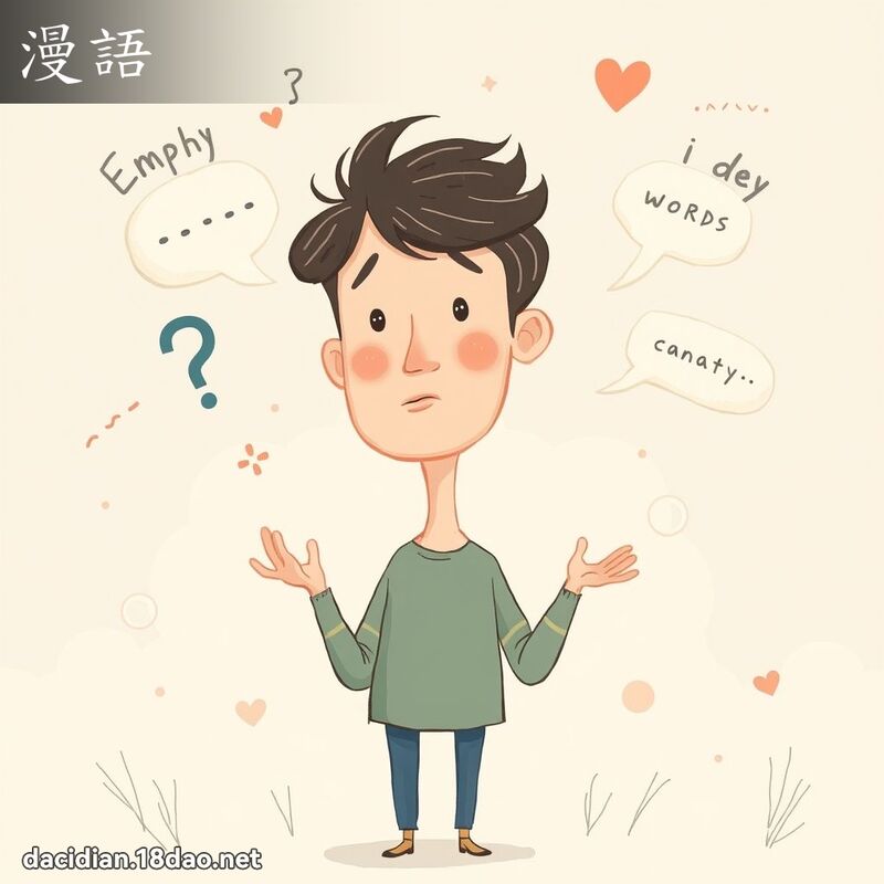 漫语 - 国语大辞典配图