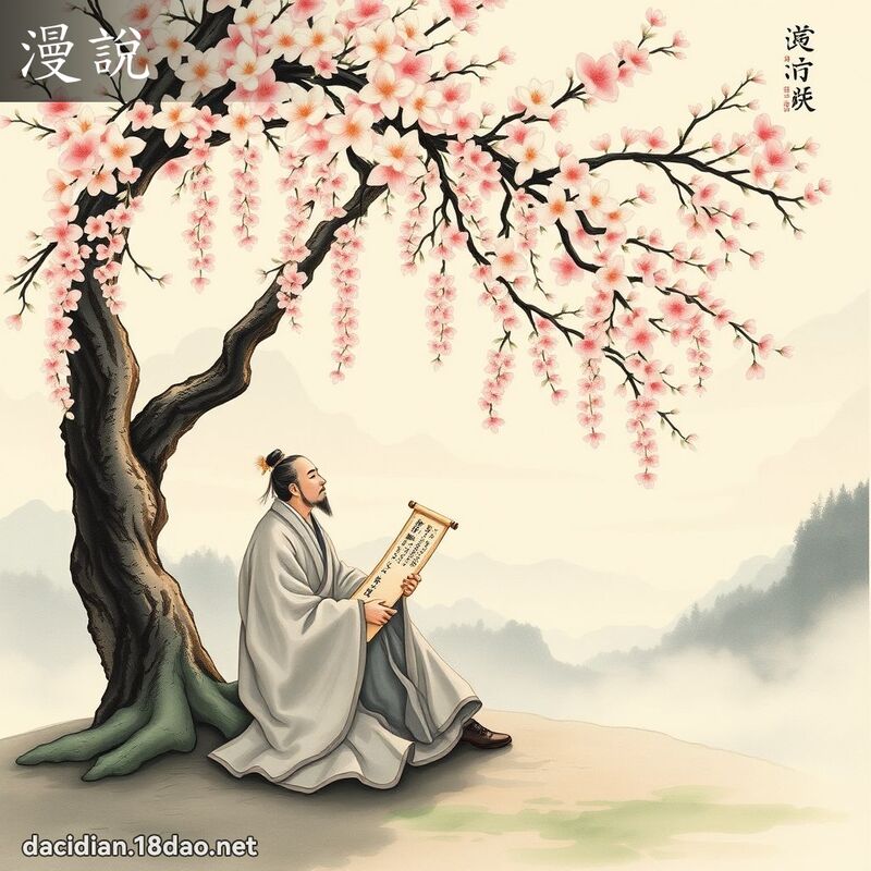 漫说 - 国语大辞典配图