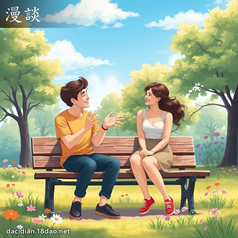 漫谈 - 国语大辞典配图