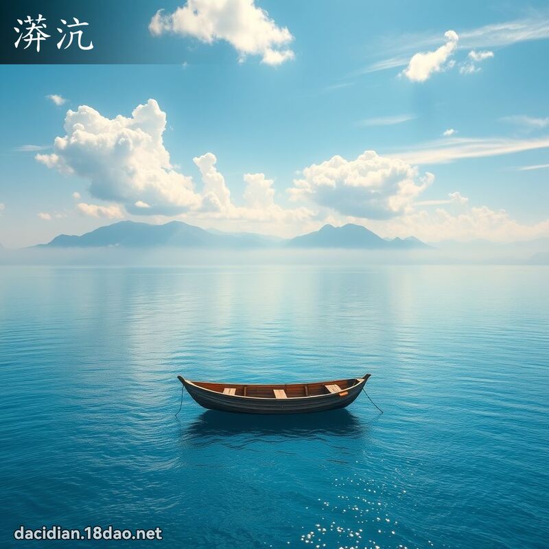 漭沆 - 國語大辭典配圖