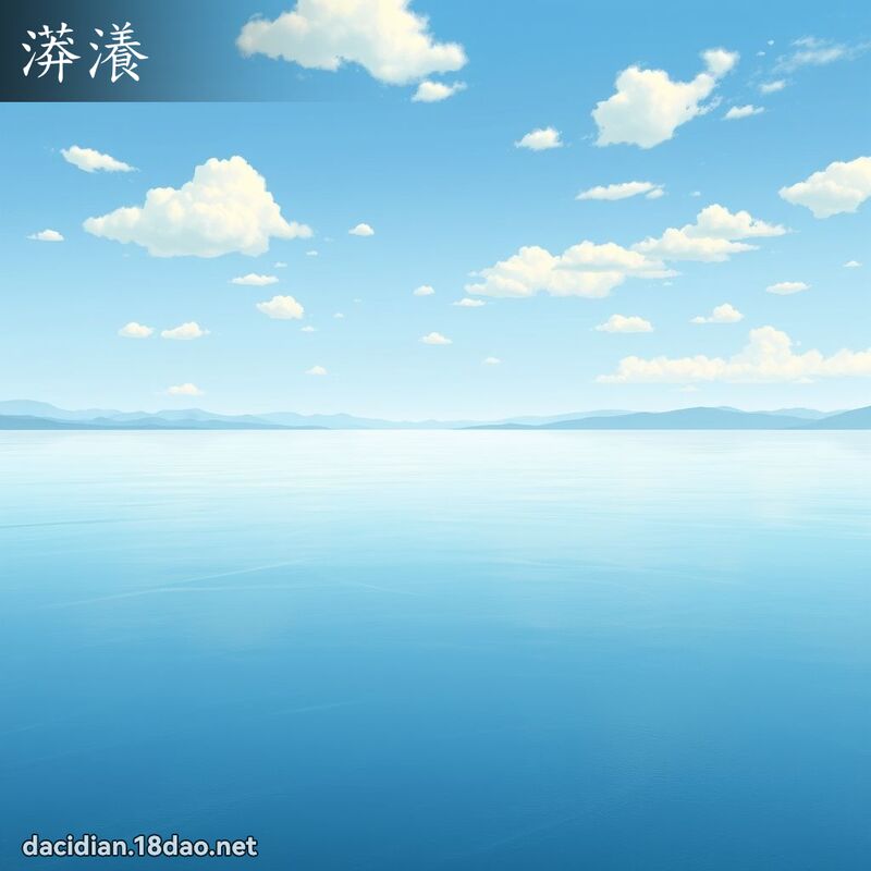 漭瀁 - 國語大辭典配圖