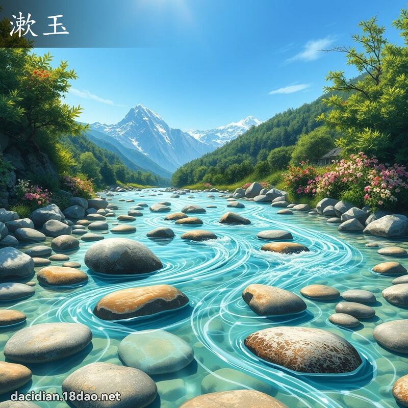 漱玉 - 國語大辭典配圖
