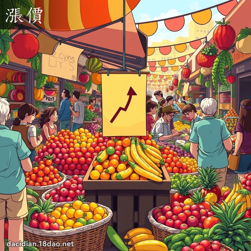 涨价 - 国语大辞典配图