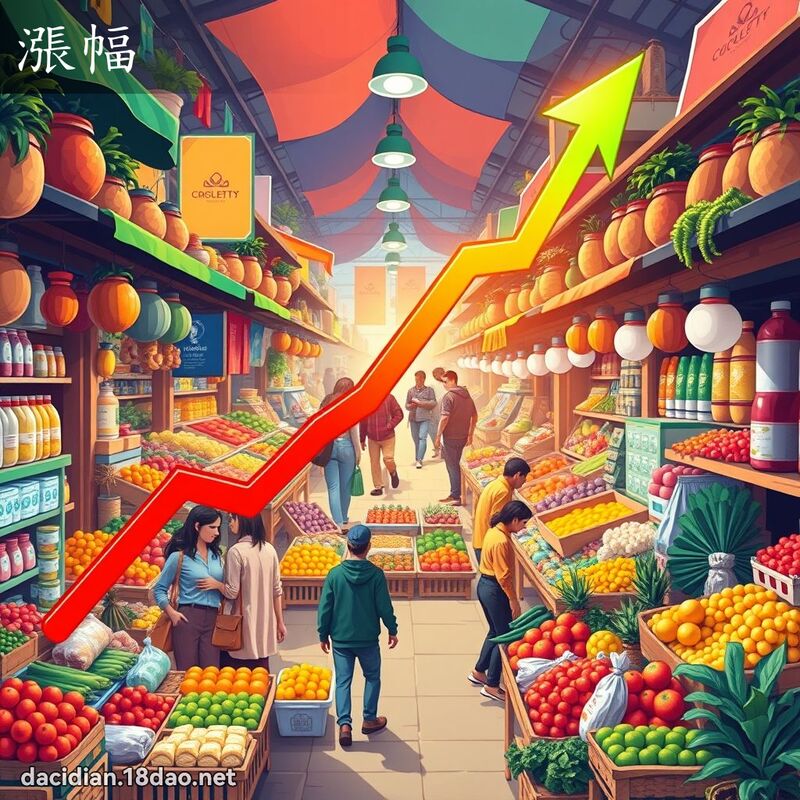 漲幅 - 國語大辭典配圖