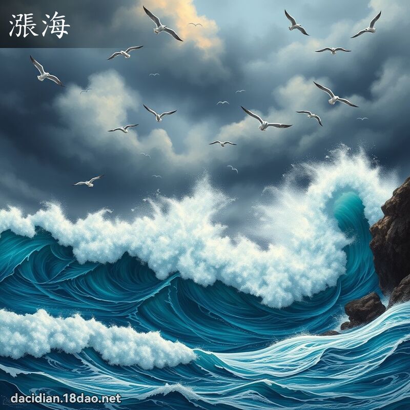 漲海 - 國語大辭典配圖