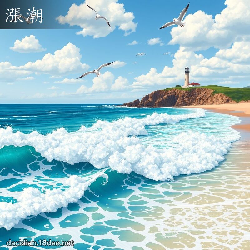 漲潮 - 國語大辭典配圖