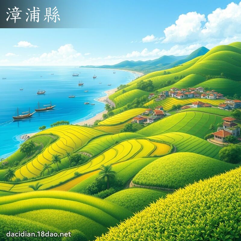 漳浦縣 - 國語大辭典配圖