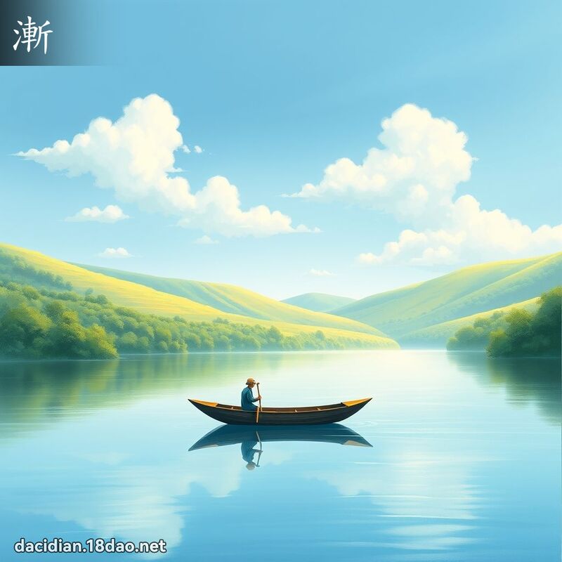 汉字: 渐 (多音字)