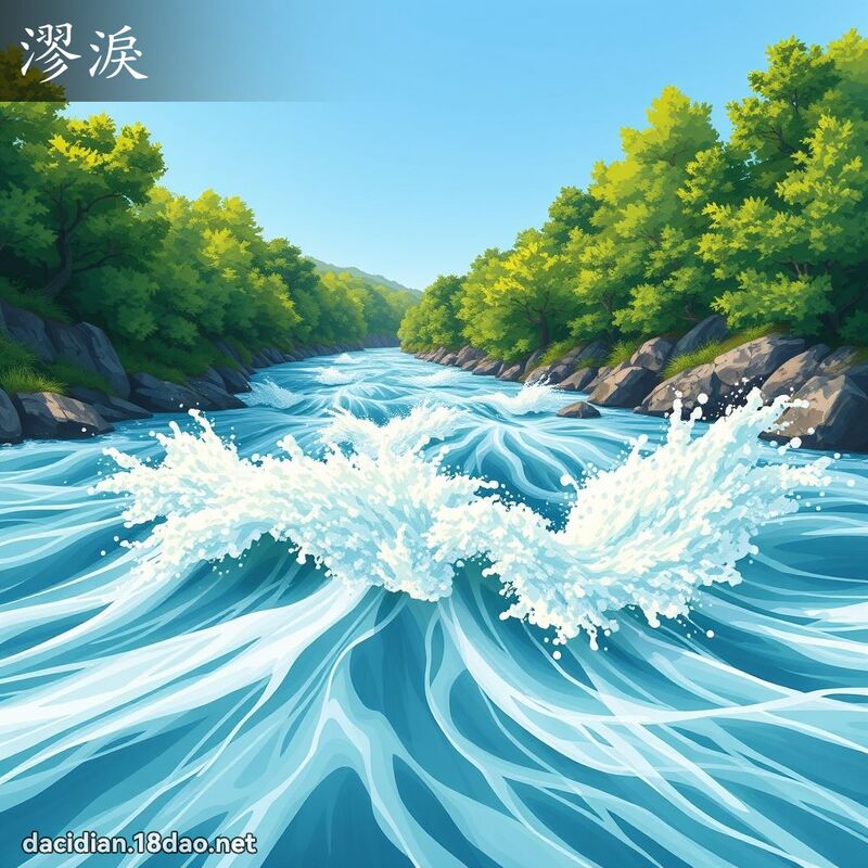 漻淚 - 國語大辭典配圖