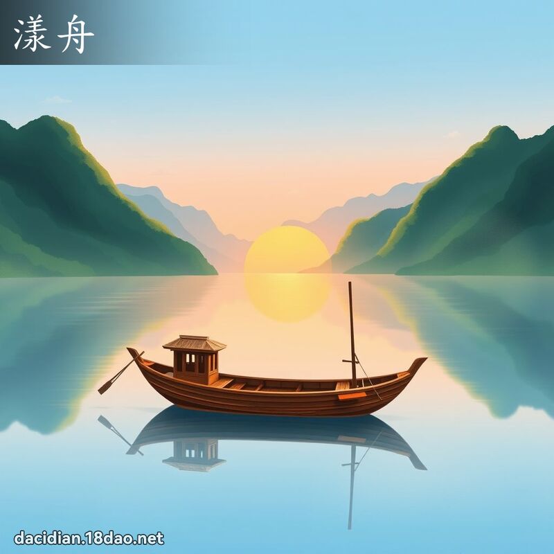 漾舟 - 国语大辞典配图
