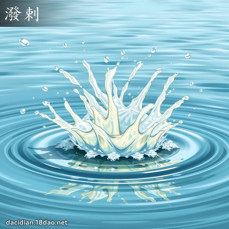 潑剌 - 國語大辭典配圖