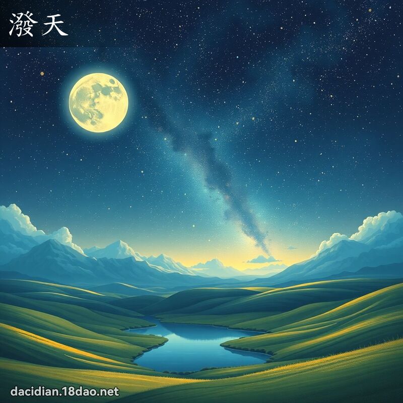 泼天 - 国语大辞典配图