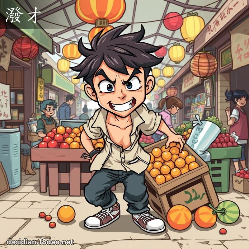 泼才 - 国语大辞典配图