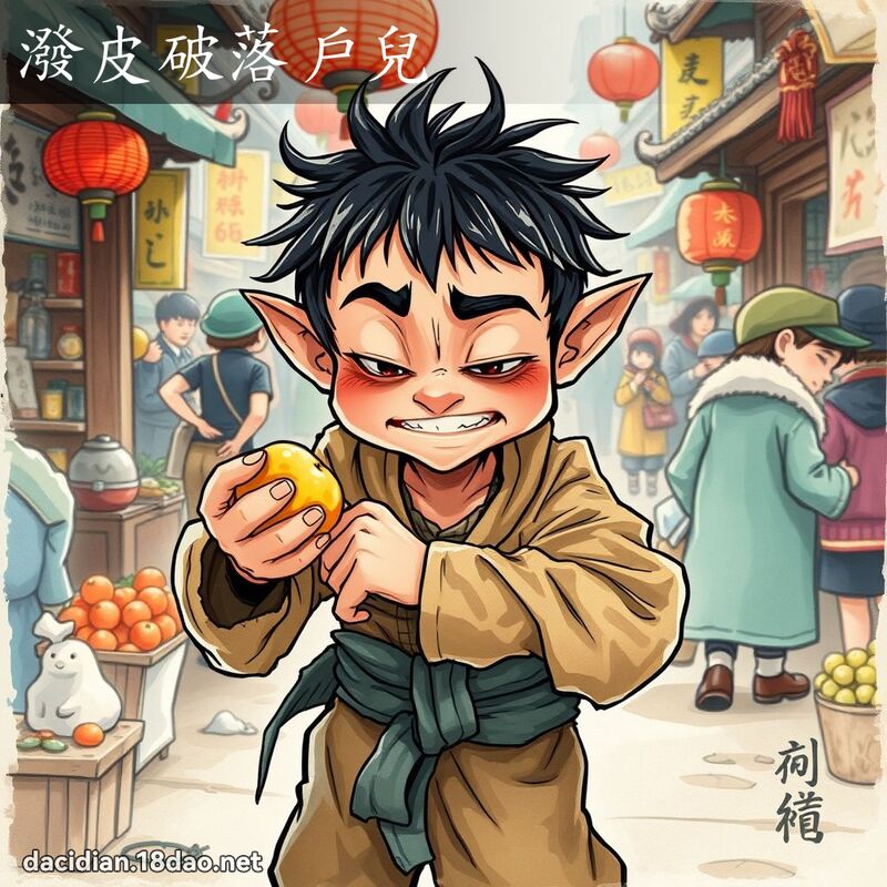 潑皮破落戶兒 - 國語大辭典配圖