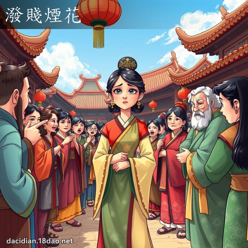 泼贱烟花 - 国语大辞典配图