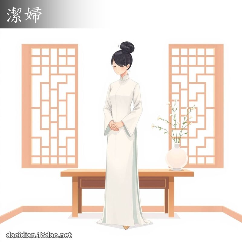 洁妇 - 国语大辞典配图