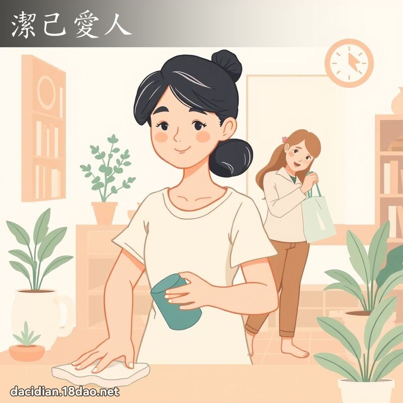 洁己爱人 - 国语大辞典配图