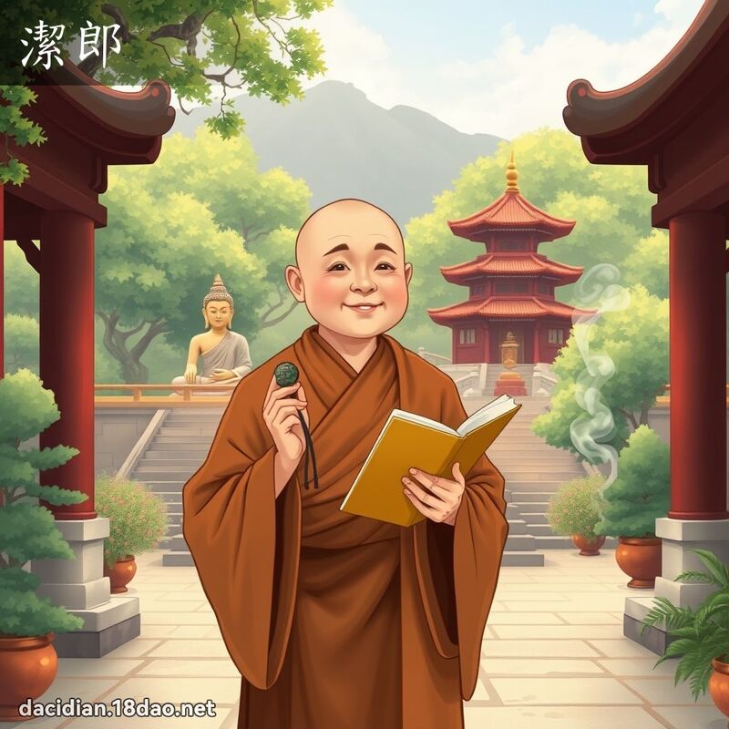 潔郎 - 國語大辭典配圖