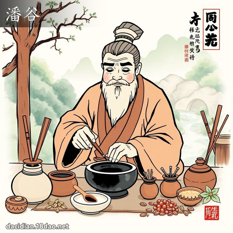 潘谷 - 國語大辭典配圖
