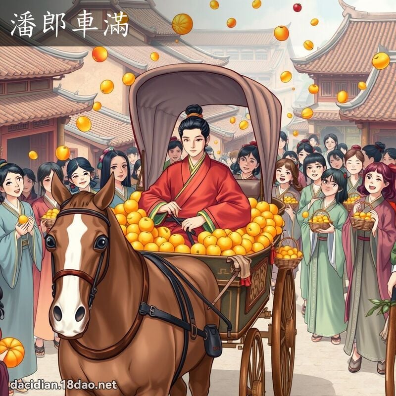 潘郎車滿 - 國語大辭典配圖
