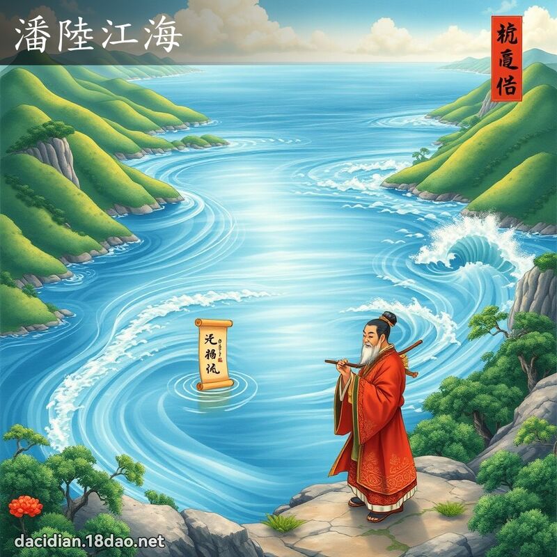 潘陸江海 - 國語大辭典配圖