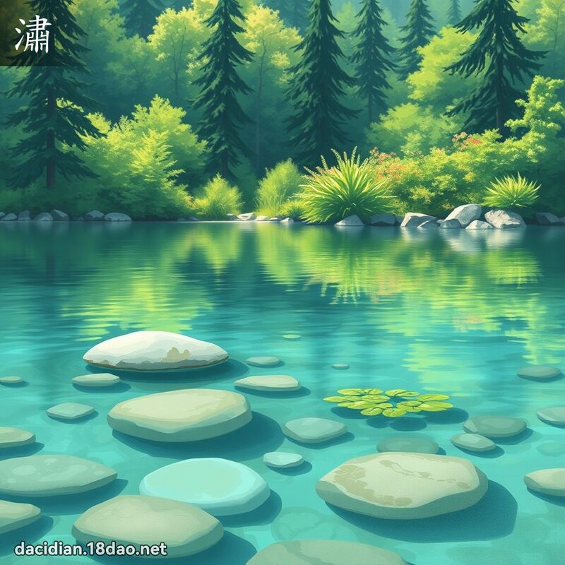 潚 - 国语大辞典配图