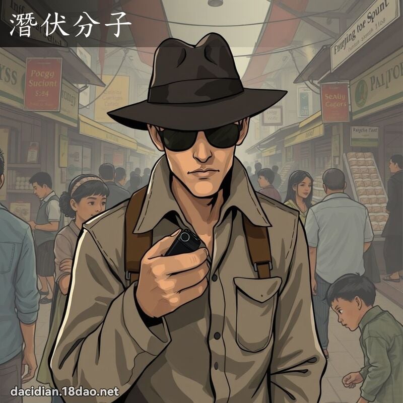 潜伏分子 - 国语大辞典配图