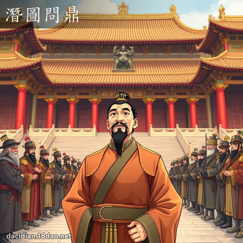 潛圖問鼎 - 國語大辭典配圖