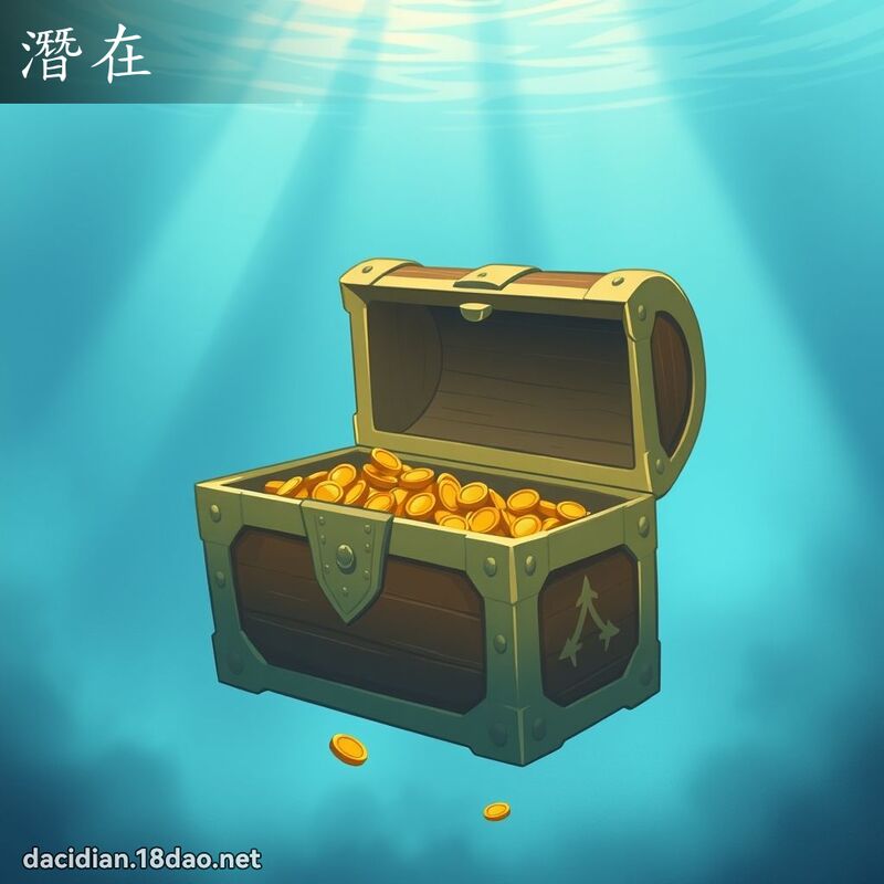 潜在 - 国语大辞典配图
