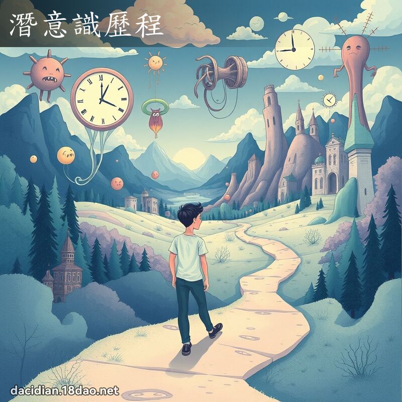 潜意识歷程 - 国语大辞典配图