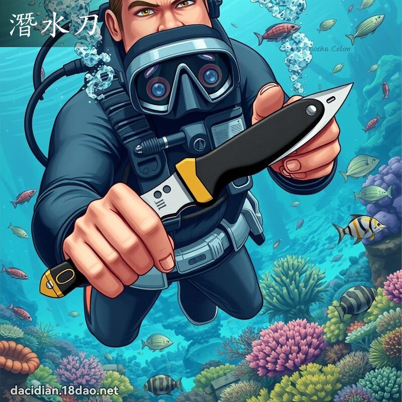 潛水刀 - 國語大辭典配圖