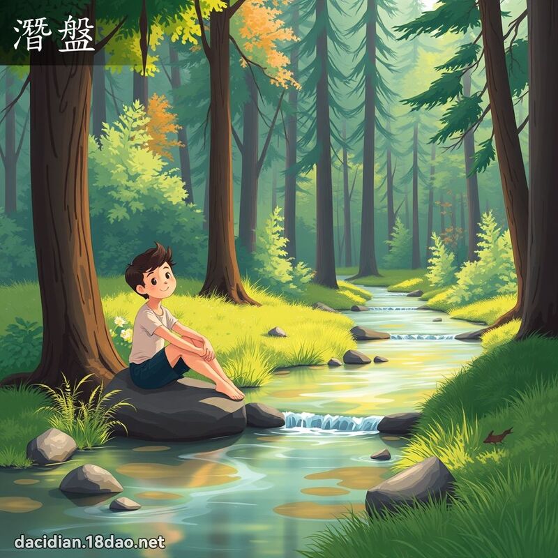 潛盤 - 國語大辭典配圖
