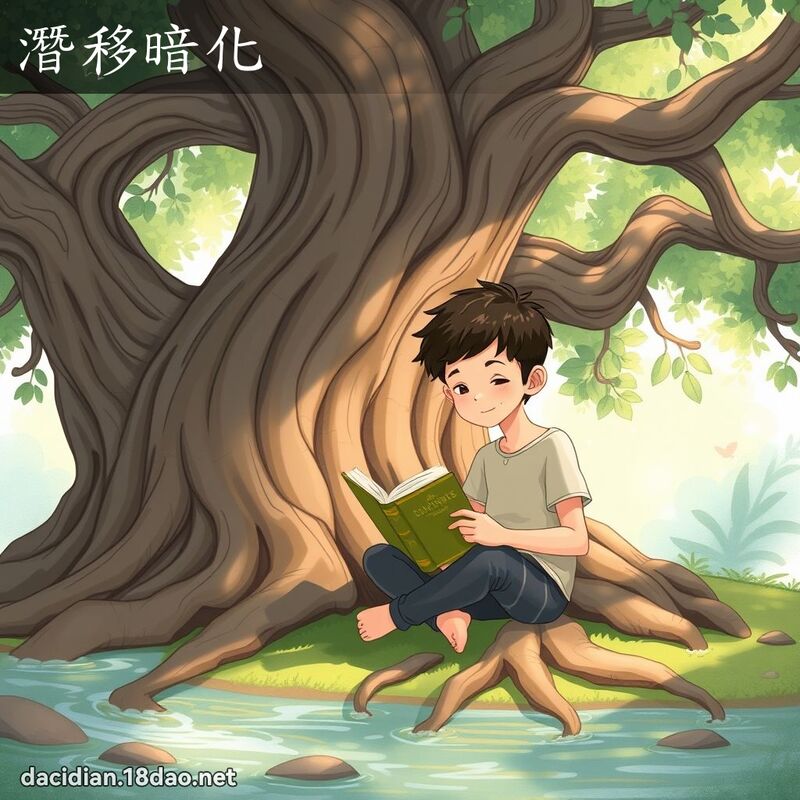 潜移暗化 - 国语大辞典配图