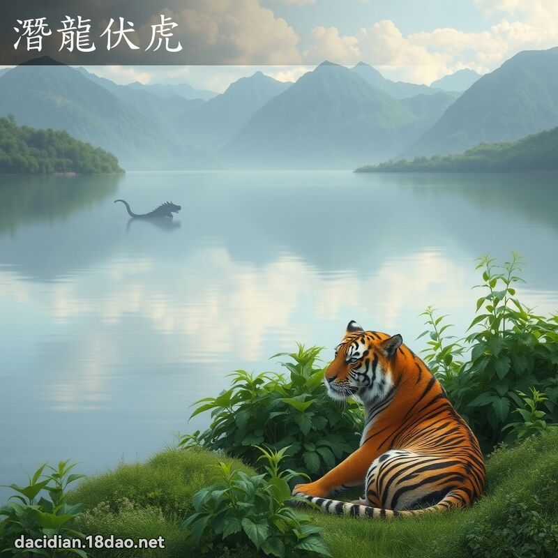 潛龍伏虎 - 國語大辭典配圖