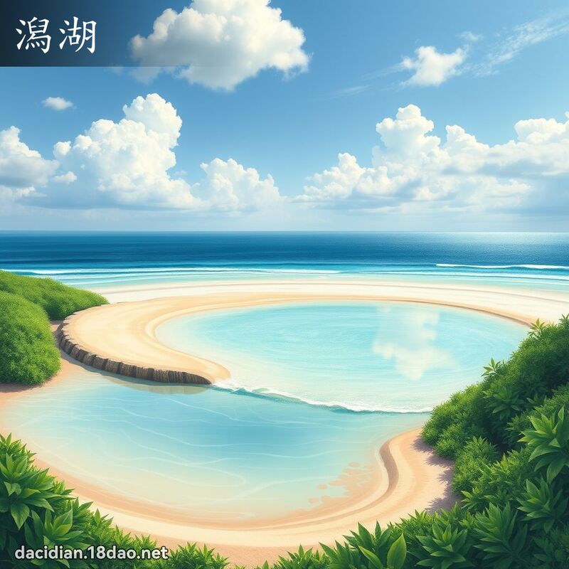 潟湖 - 国语大辞典配图