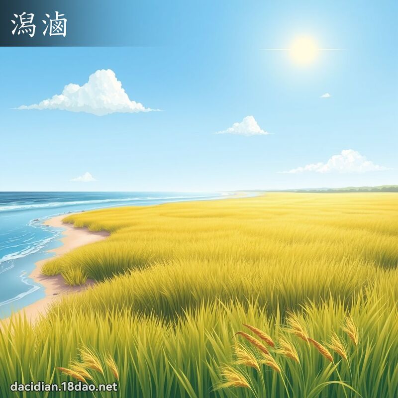 潟滷 - 国语大辞典配图