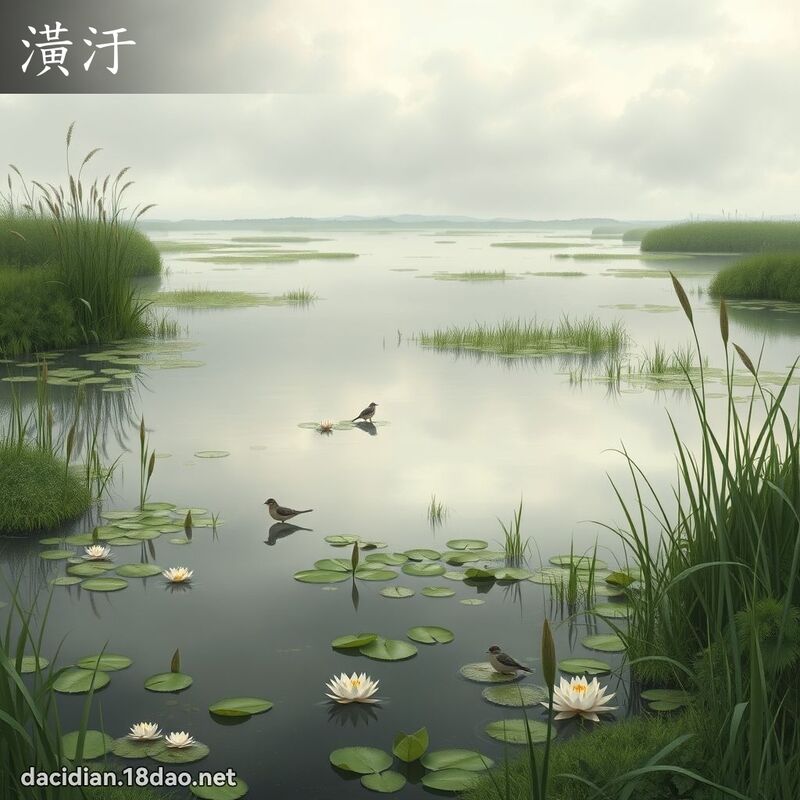 潢汙 - 国语大辞典配图