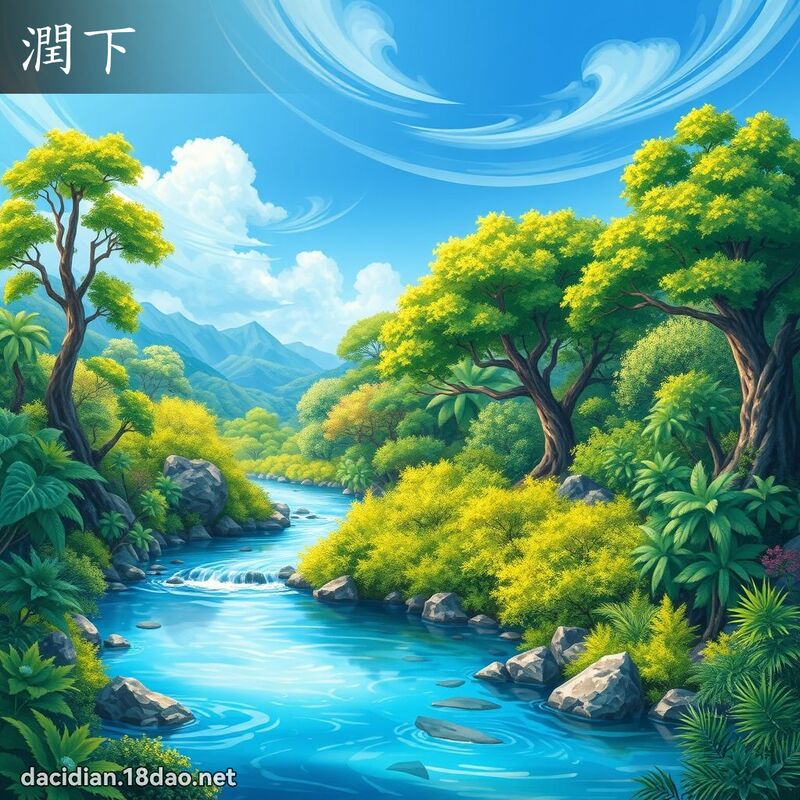 润下 - 国语大辞典配图