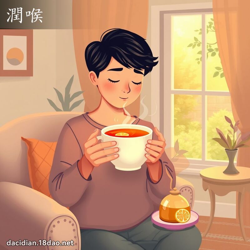 潤喉 - 國語大辭典配圖