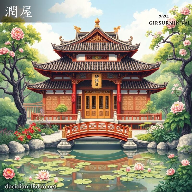 润屋 - 国语大辞典配图