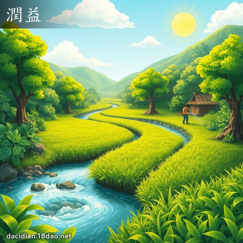 潤益 - 國語大辭典配圖