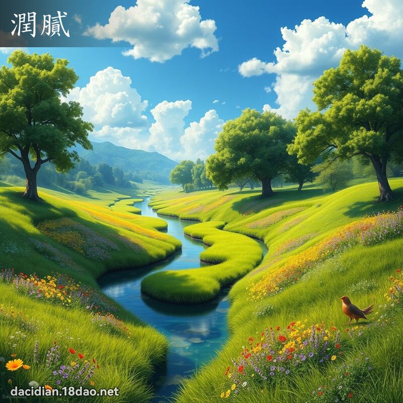 润腻 - 国语大辞典配图