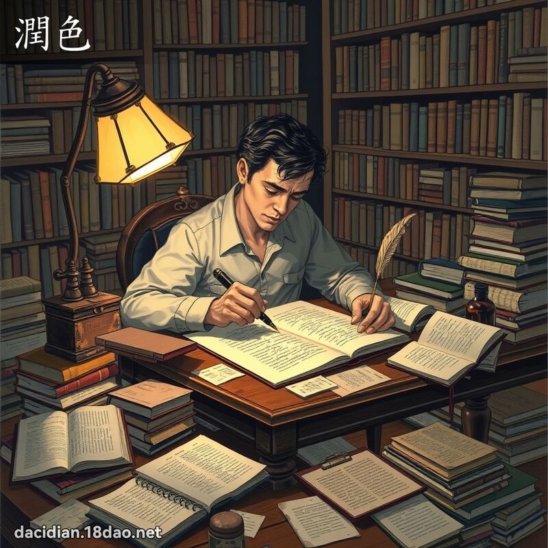 润色 - 国语大辞典配图
