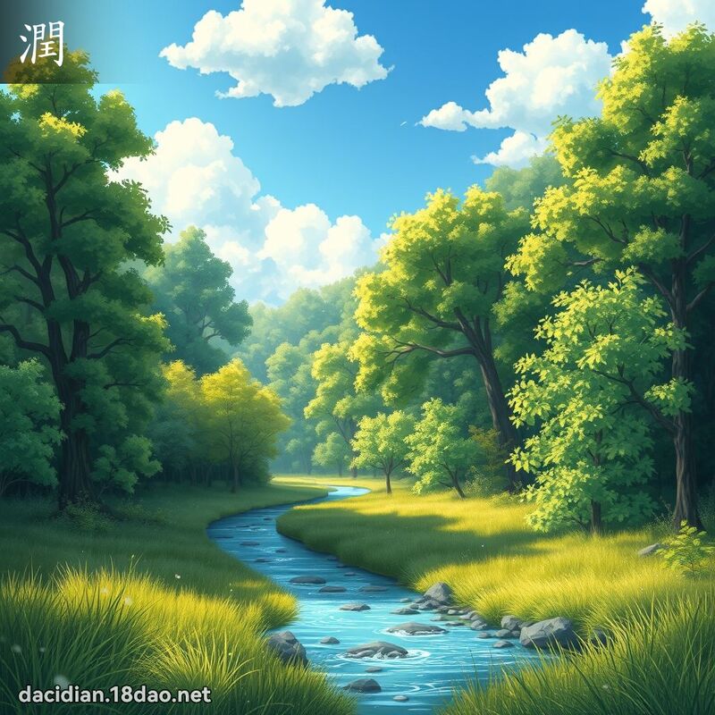 润 - 国语大辞典配图