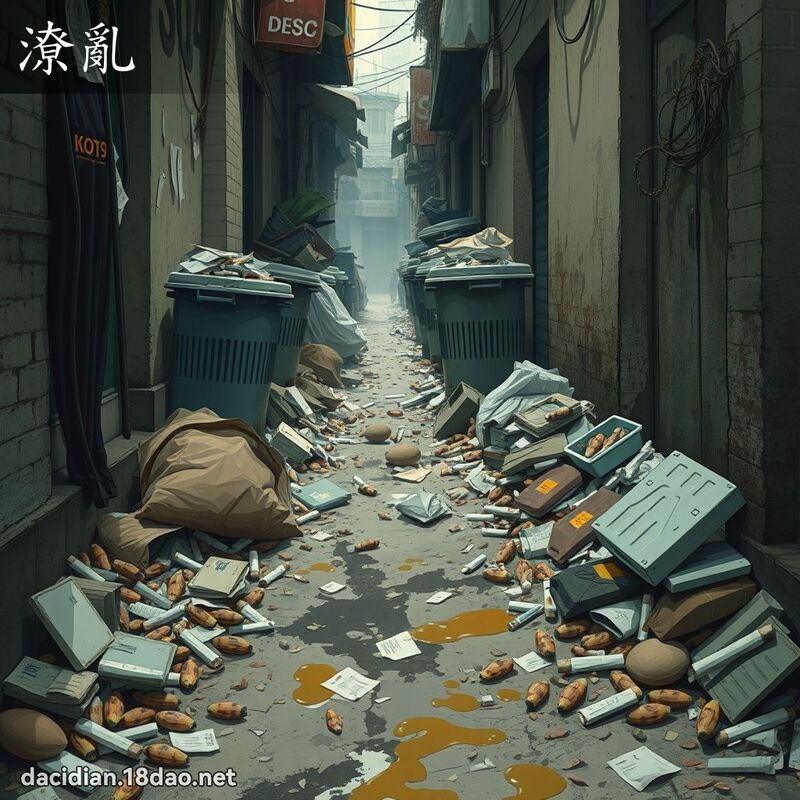 潦乱 - 国语大辞典配图