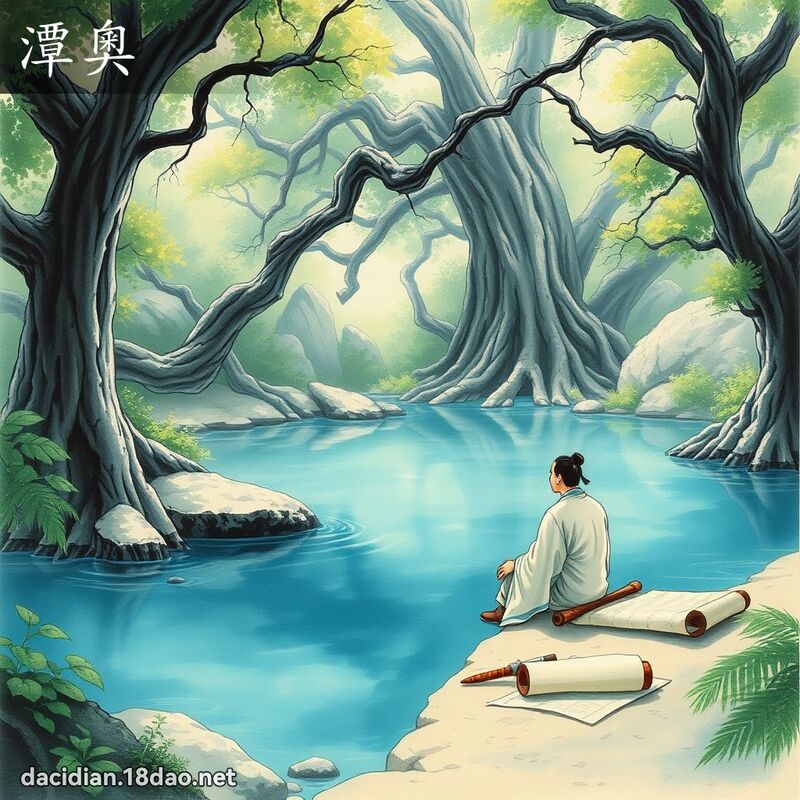 潭奥 - 国语大辞典配图