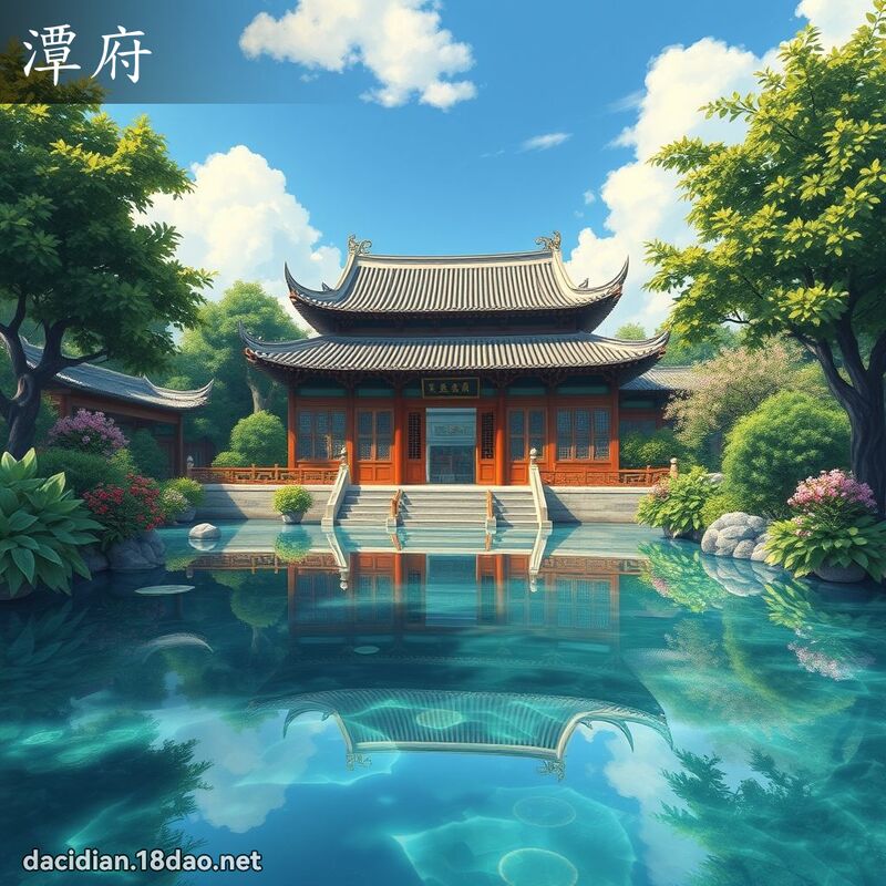 潭府 - 国语大辞典配图